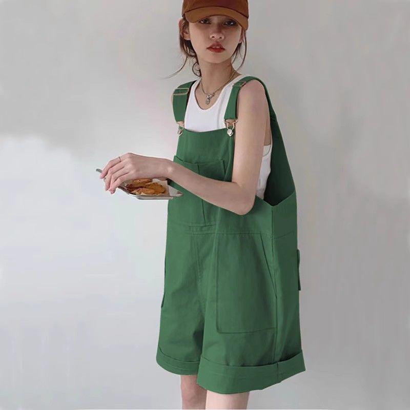 Trendige Dopamin-Overalls für Kinder: Sommer locker, High Waist formend, Weitbeinige Hose für kleine Statur