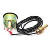 2" 52mm Metal Mechanical Thermometer 38-121℃/100-250℉ Car Water Temp Meter With NPT 1/2-14 Sensor for 12V Car Boat Truck Vehicle
