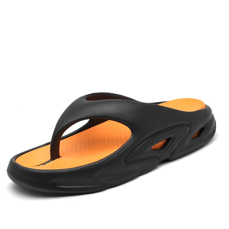 Couple thick-soled flip-flops summer non-slip slippers pinch sandals simple soft-soled pinch beach shoes 36-37