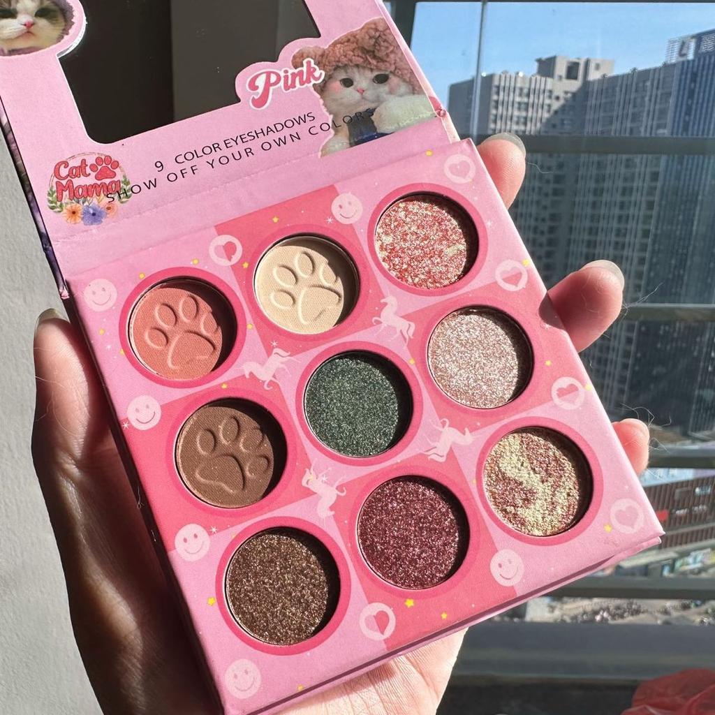 Paletă Fard de Ochi Cat Ochi Maro Portocaliu Zilnic Fard de Ochi Machiaj pentru Începători