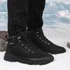 TUINANLE Men's High Top Casual Hiking Shoes - Autumn/Winter Wear-Resistant Trendy Sports Footwear Plush Boots