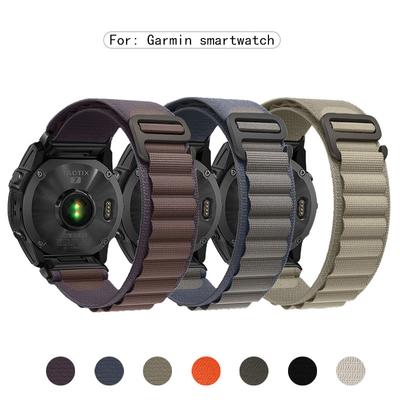 22mm 26mm Nylon Quick Fit Strap for Garmin Fenix 7X 7 Pro Fenix 6X 6 5X 5Plus Tactix 7 Forerunner 965 955 Enduro 2 Loop Band