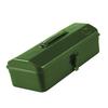 Portable Metal Tool Box Multi Compartment Organizer Heavy Duty Iron Construction Secure Lock For Garage Workshop Storage