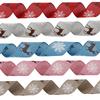 Vibrant Colorful And 2 Meter Long Reindeer Snowflake Ribbon Ideal For Christmas Decoration Tree