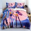 Comforter Anime Bed Sheet Demon-Hunters Huntrix Bedding Set Single Twin Full Queen King Size Bedclothes Room