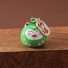 Bring Wealth Lucky Cat Keychain Creative Gift Car Bag Pendant Key Chain Cat Bells Pendant