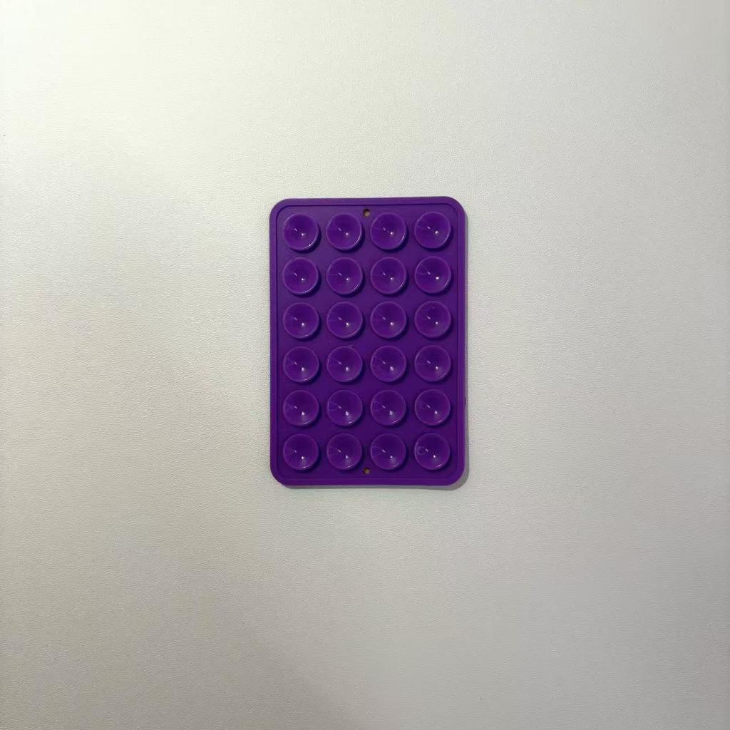 Mobiltelefon Silikon 24 Fyrkantiga Sugkoppar Mobiltelefonhållare Multifunktionell Enkelsidig Mm Självhäftande Sugkopp