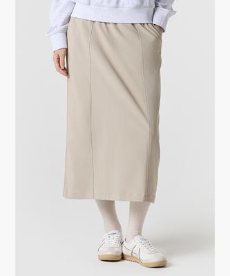 LECOQ Women'S Long Skirt - Beige Qr122Lsk19