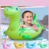 Children's Thickened Inflatable Dinosaur Seat Ring For Swimming Eco-friendly Pvc Material