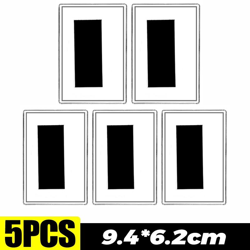 Transparent Magnet Photoes Holders Acrylic Refrigerator Magnetic Display Holder Clear Magnet Photo Frames Picture Insert Holders