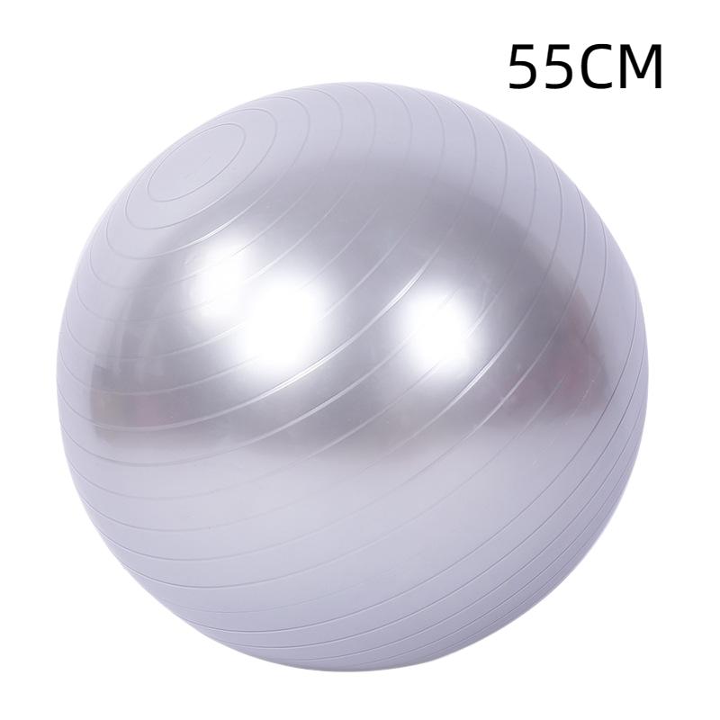 Yoga-Pilates-Ball für das Fitnessstudio, für Fitness, Ballon-Abdeckung, Workout über weichem, großem Übungsball, 45 cm, 55 cm, 65 cm, 75 cm, 85 cm, 95 cm