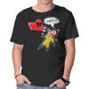 Unisex Crew Neck T-Shirt The Chatty Mercenary Graphic Short Sleeve Casual Tee