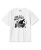 Leijimeli Still Waiting 20-Count Cotton Oversized Short Sleeve T-Shirt White