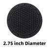 AOOOOP Universal Vehicle Cup Holder Insert Coasters, Car Interior Accessories - Silicone Non-Slip Cup Mats for All Cars (2.75" Diameter)