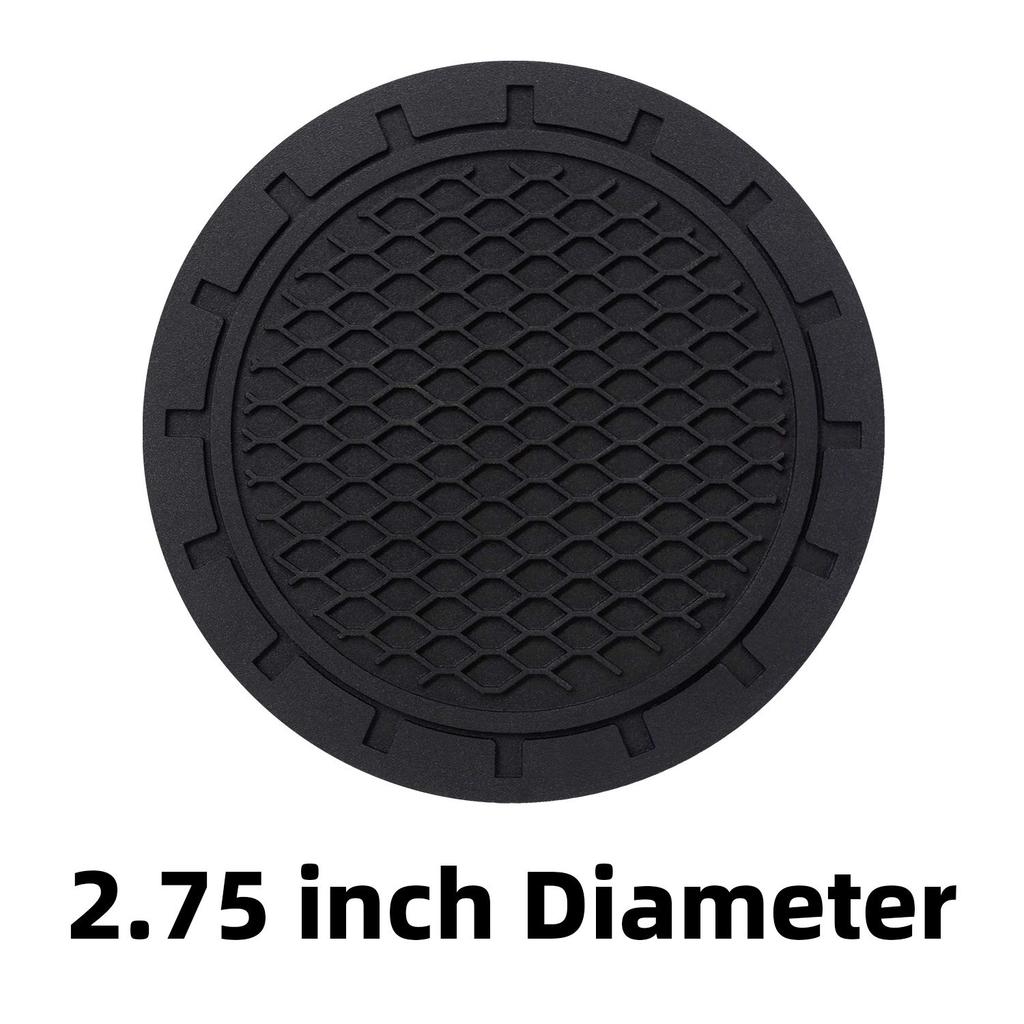 AOOOOP Universal Vehicle Cup Holder Insert Coasters, Car Interior Accessories - Silicone Non-Slip Cup Mats for All Cars (2.75" Diameter)