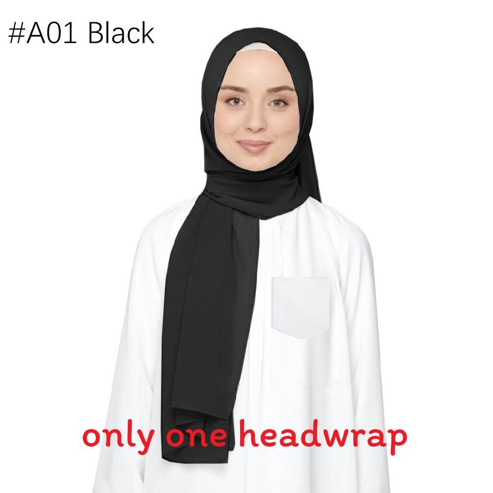 Polyester Chiffon Scarf With Warmth Sunshade Dustproof For Women 01