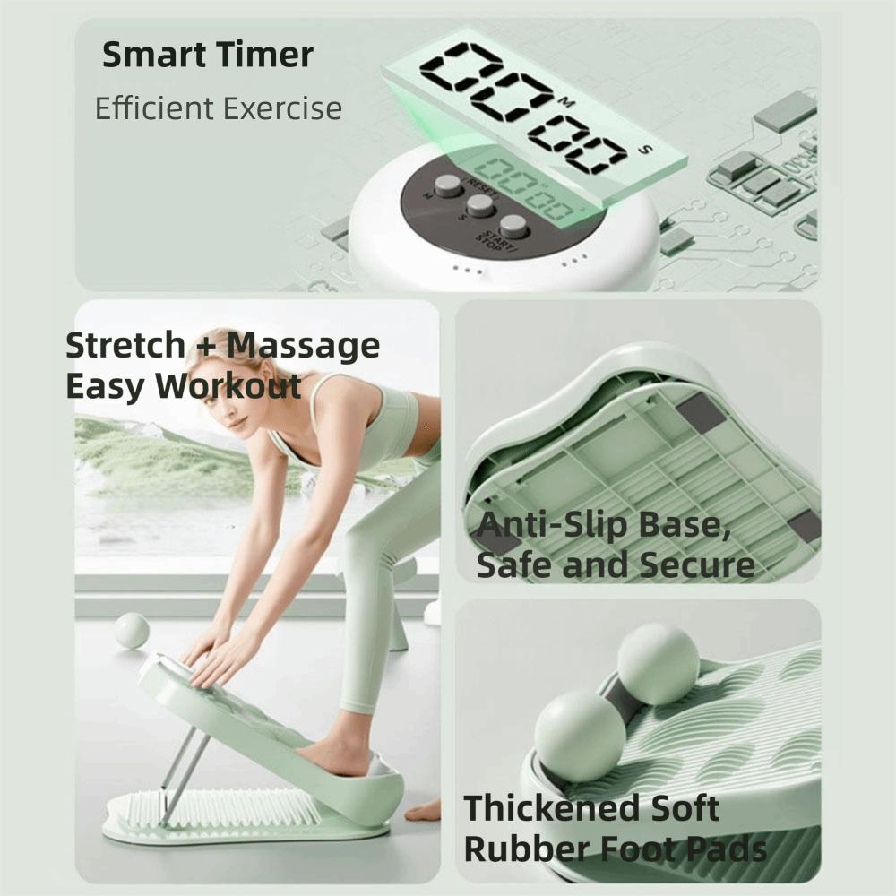 Adjustable Incline Stretch Board with Counter Foot Stretcher  Plantar Fascia Relief