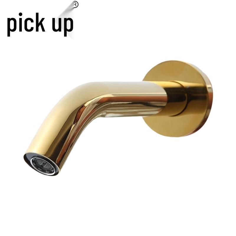 

Gold Stainless Steel Wall-Mounted DC Sensor Faucet