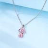 Original 925 Silver Necklace For Women Class Style Heart Shape Romantic Style High Quality Women Necklace Jewelry Gift