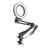3 Colors 10X Magnifier Adjustable Desk Lamp With Clamp Magnifying Lamp  Precision Work