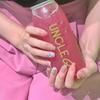 Wearable Nail Handmade Art With Blue Pink Star Mandarin Duck Removable Pattern