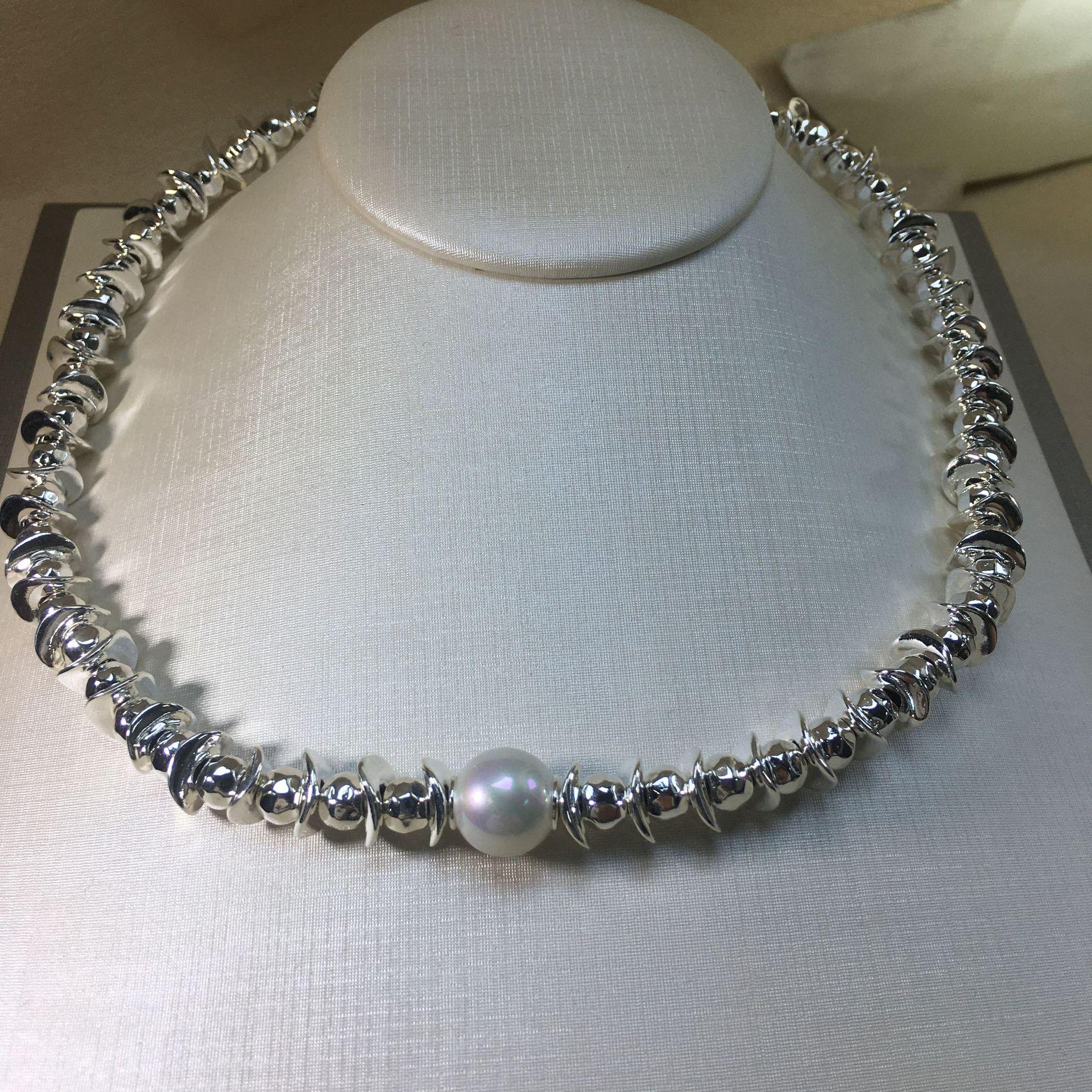 UNOde50 2024 High-Quality Beaded Pearl Necklace for Women - European & American Jewelry Gift