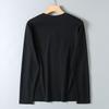 Original Export Surplus Soft and Skin-Friendly Casual Versatile All-Cotton Motorcycle Print Long-Sleeve T-Shirt for Men Trendy