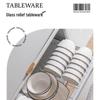 Linpan Glazed Embossed Ceramic Dinnerware Set