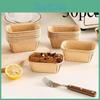 Baking 50pcs Greaseproof Cups Cardboard Rectangle Mini Loaf Cake Muffin Cases With Ribbed Sidesstackable Design For Even Bakingperfect For Bread