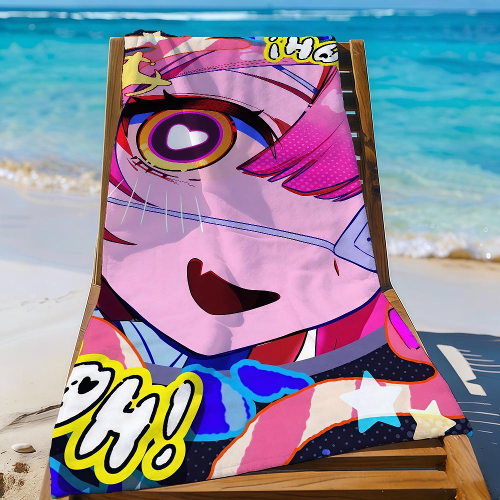 Singer R-Raora Panthera VTuber Towel Sports Quick Dry Travel Camping Gear Sandproof Soft Light Large Beach Towel