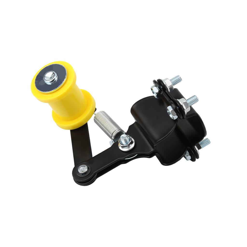 Motorrad-Kettenspanner mit Führungsrädern, Riemenscheibe 50cc-500cc ATV Motocross Kettenspanner Einstellwerkzeuge mit Rollen