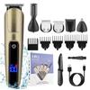 5-in-1 Waterproof Electric Hair Clipper & Shaver with Nose Trimmer.