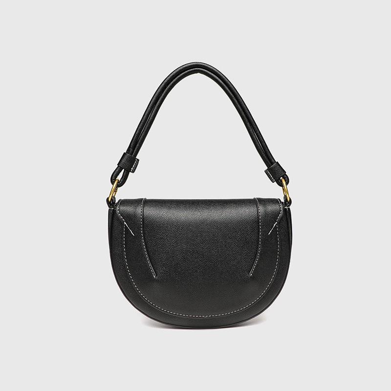 Z Familie Grenzüberschreitende Damenhandtasche 2025 Neues Produkt Sattelstich Handtasche Modisch Ein Schulter Crossbody Klappe Halbmond