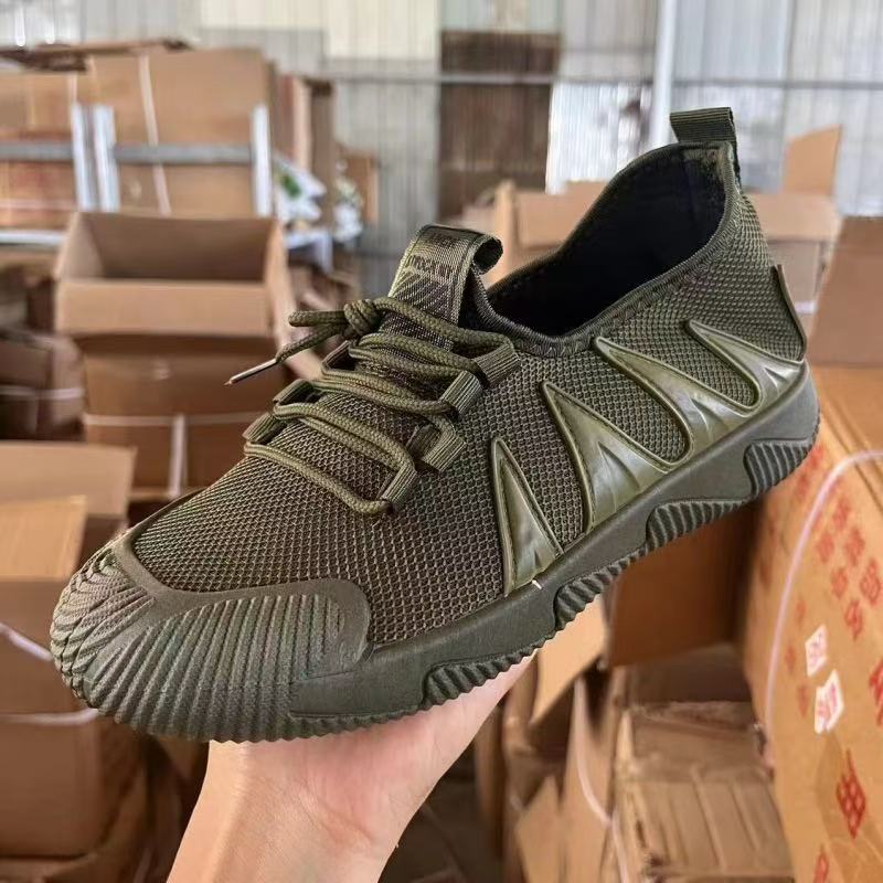 Spring, summer and autumn new young men's trendy sports shoes casual running cloth shoes men's trendy cloth shoes