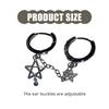 Sparkling Drop Earrings Star Earrings Ear Buckles Women Dangle Earrings Female Fashion Earrings Perfect for Daily Wear