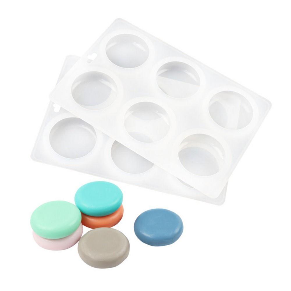 Flat Bottom Silicone Soap Mold Dome Shape Soap Making Mold Round Silicone Mold  Dessert Mousse
