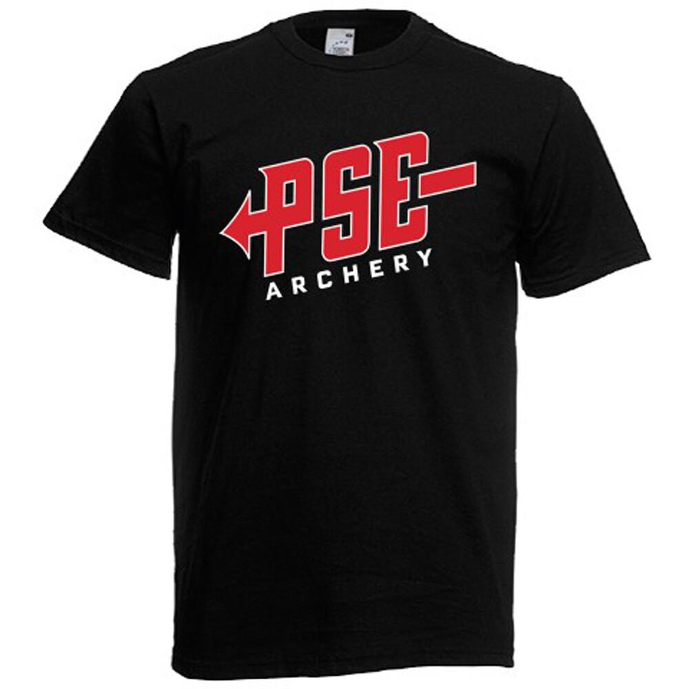 PSE Archery Bow Logo Symbol Mens Black T-Shirt XXL