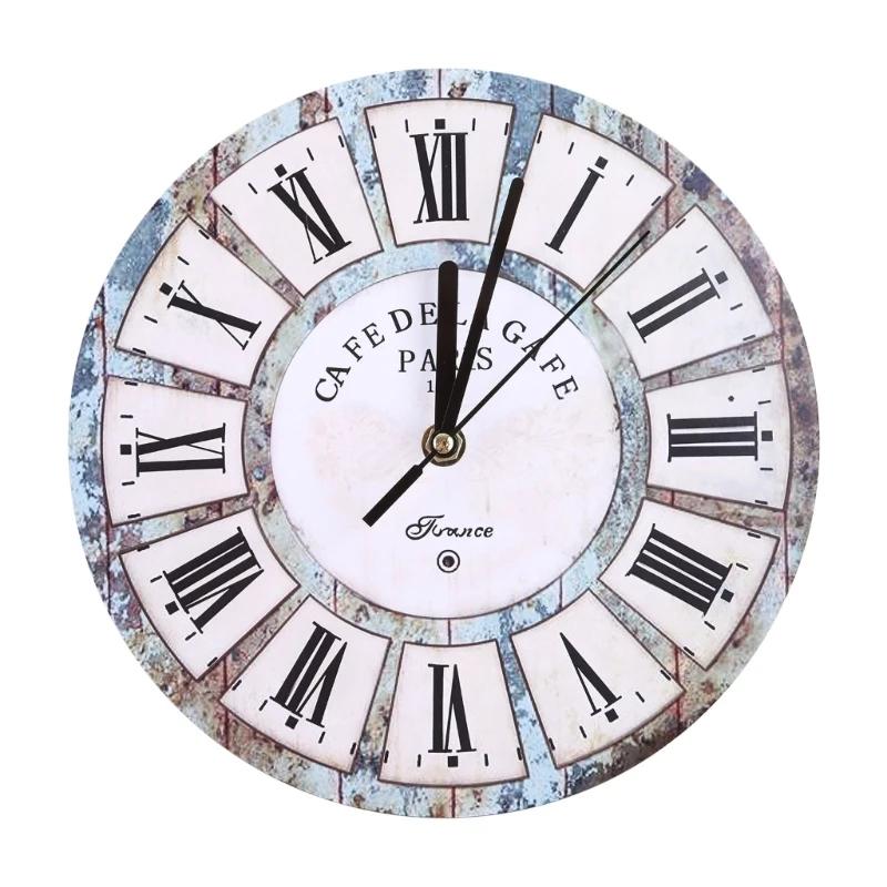 Wall Wooden Clocks Brief Design Silent Home Cafe Office Wall Decor 9inch Wall Art Large Wall Clocks 23cm Coffee Houses