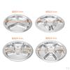 304 Stainless Steel Sectioned Food Serving Tray For