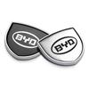 Car Metal Sticker Custom Shield Car Rear Trunk Shield Emblem Badge Sticker For BYD F3 I3 F0 F6 S6 S8 E5 E6 G3 G6 L3 S7 M6 Tang