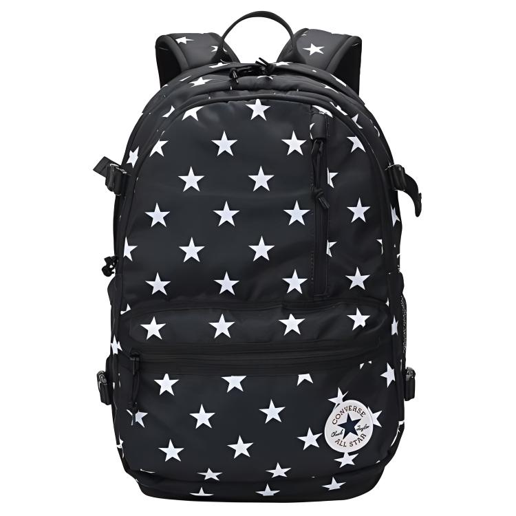 

New Converse Polyester Backpack Regular Unisex Black 10022408-A25 30.5*15.2*45.7CM