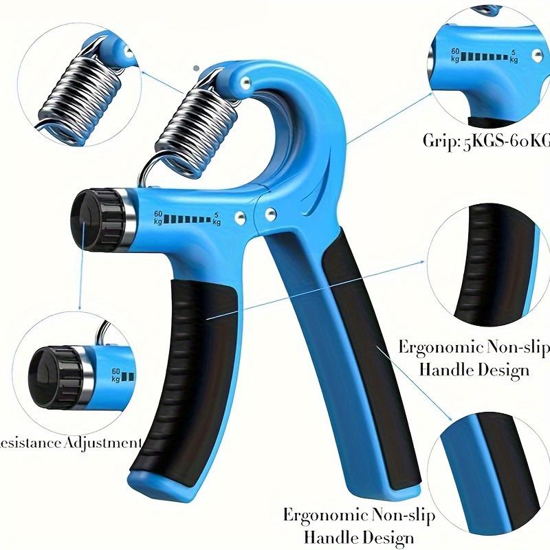 Hand Grip Strengthener Adjustable Resistance Men and Women Finger Massager Expander Workout Strength Muscle Wrist Gym Equipment