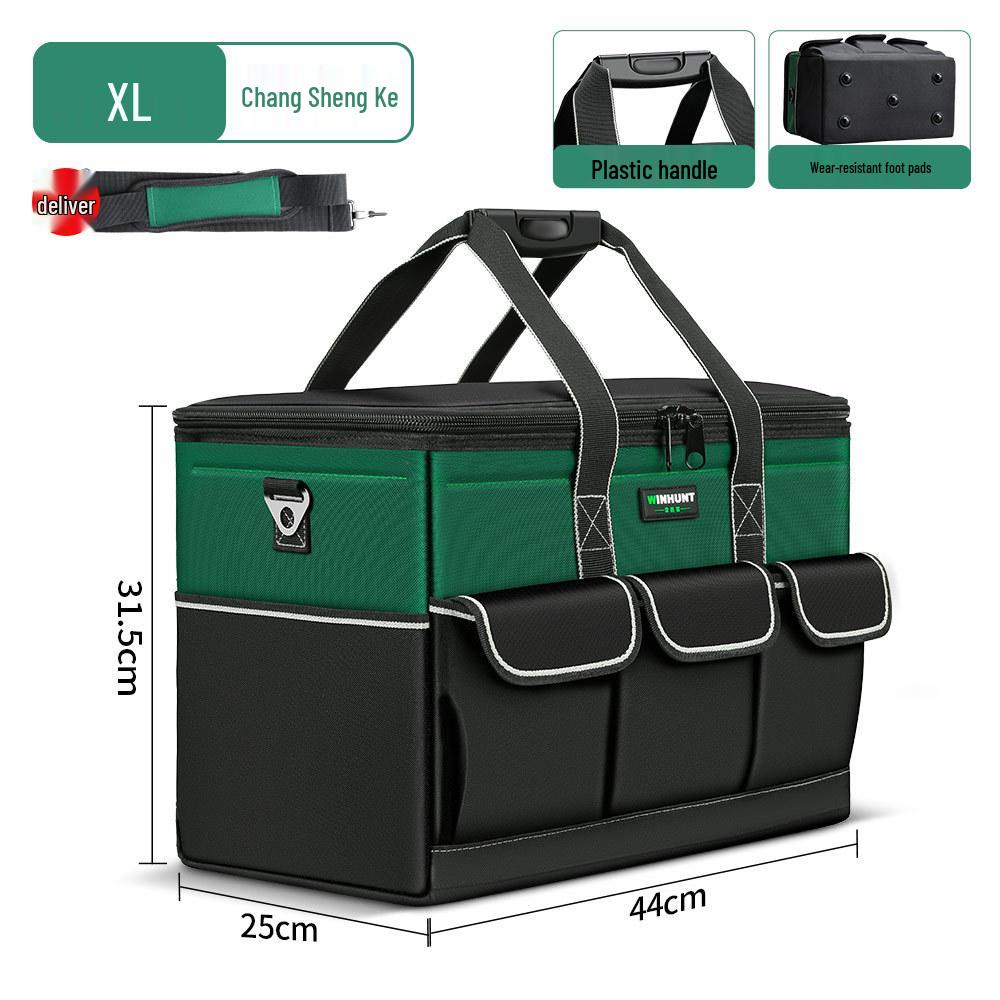 Sturdy Multifunctional Electrician Tool Bag – Durable Canvas Handheld Pouch