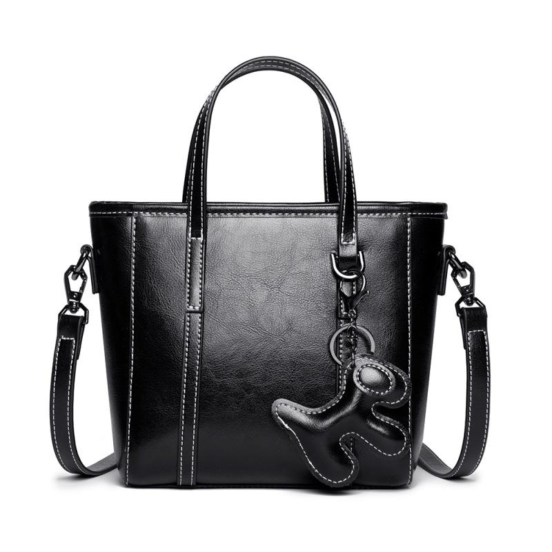 Leather Soft Leather Women'S Bag Trendy Large Capacity Cowhide Portable Women'S Shoulder Messenger Bag