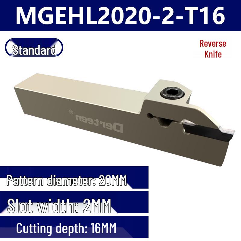 Portautensile per scanalatura tornio MGEHR2020-3-4: Taglio CNC ed Estensione per Scanalatura del Diametro Esterno