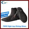 7MM Neoprene Diving Boots High Upper Cold Proof Non-slip Fish Hunting Scuba Diving Snorkeling Women Water Shoes