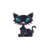 Fashionable Cat Sapphire and Zircon Brooch, Anti-exposure Pin for Women, Metal Button To Fasten Clothes, Wedding Party Gift