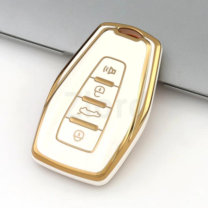 For Geely Okavango Coolray Atlas Monjaro Tugella Emgrand Gt S Proton X50 X70 Tpu Car Key Case Cover Protective Shell Fob