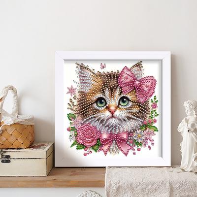 5D DIY Częściowe Malowanie Diamentami Kształtne Wiertła Zestaw Dekoracja Zwierzęca 18x18cm