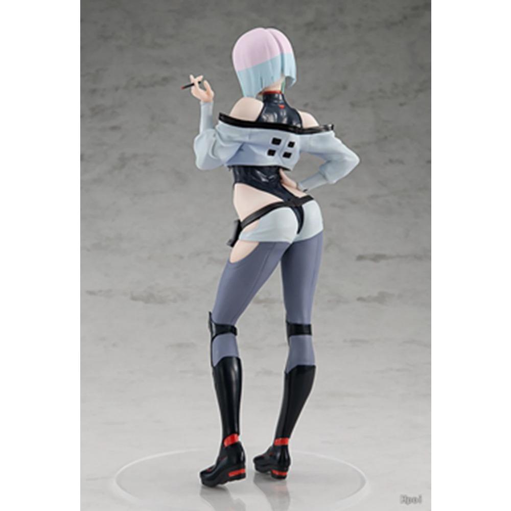 18CM Anime Game Cyberpunk: Edgerunners Lucy Figure Standing Anime Model Toy Gift Collection Aciton Figure PVC